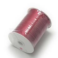 Double Face Satin Ribbon, Polyester Ribbon, FireBrick, 1/8 inch(3mm), about 880yards/roll(804.672m/roll)(RC3mmY-02)