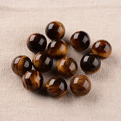Natural Tiger Eye Round Ball Beads, Gemstone Sphere, No Hole/Undrilled, 16mm(X-G-I170-16mm-14)