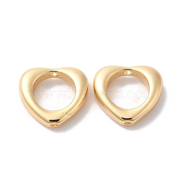 Real 18K Gold Plated Heart Brass Bead Frame