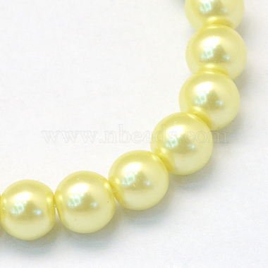 Chapelets de perles rondes en verre peint(X-HY-Q330-8mm-64)-4
