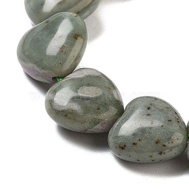 brins de perles de jade de la paix naturelle(G-B022-31C)-3