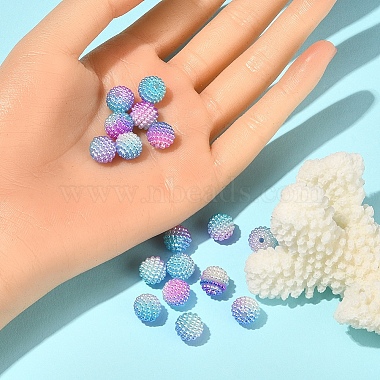 50Pcs Imitation Pearl Acrylic Beads(OACR-YW0001-11G)-4