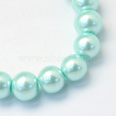 Baking Painted Glass Pearl Bead Strands(HY-Q003-3mm-45)-2