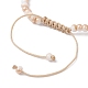 Glass & Brass Beads Braided Bead Bracelets(BJEW-JB09873)-4