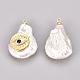 Natural Cultured Freshwater Pearl Pendants(PEAR-L025-15G)-2