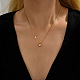 Real 18K Gold Plated Stainless Steel Pendant Necklaces(CP2918-3)-2