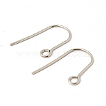 Stainless Steel Color Stainless Steel Earring Hooks(STAS-H020-NF)