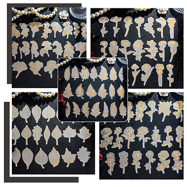 5 Bags 5 Styles Translucent Parchment Paper Stickers(STIC-OC0001-07)-4