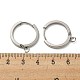 201 Stainless Steel Huggie Hoop Earrings Findings(STAS-A167-01H-P)-3