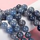 Chapelets de perles en aventurine bleue naturelle(G-F380-8mm)-4