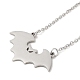 304 Stainless Steel Pendant Necklaces(NJEW-H010-02P)-2