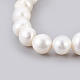 Grade A Pearl Stretch Bracelets(BJEW-JB03911)-2