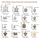 16 Style Tibetan Style Alloy Pendants(FIND-CA0006-35)-2