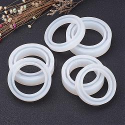 DIY Silicone Bangle Molds, Resin Casting Molds, For UV Resin, Epoxy Resin Jewelry Making, White, 72~85.5x11~19.5mm, Inner Diameter: 56mm, 60mm, 62mm(AJEW-P037-M)