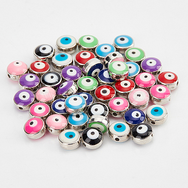 54Pcs 9 Colors Opaque Resin Beads(RESI-NB0001-88)-5