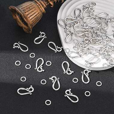 Tibetan Style Alloy Hook and Eye Clasps(X-LF1277Y-NF)-4