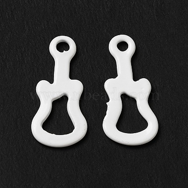 White Musical Instruments 201 Stainless Steel Charms