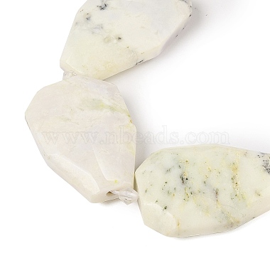 brins de perles d'opale africaine blanche naturelle(G-P548-B09-01)-3