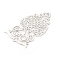 Rack Plating Brass Filigree Pendants(KKC-K001-14P)-3