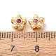 Brass Pave Cubic Zirconia Spacer Beads(KK-F942-26G)-4