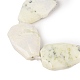 brins de perles d'opale africaine blanche naturelle(G-P548-B09-01)-3