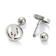 Tarnish Resistant 201 Stainless Steel Earlobe Plugs for Mother's Day(EJEW-R147-32)-3