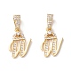 Eco-Friendly Brass Micro Pave Cubic Zirconia Pendants(KK-K265-01G-W)-1