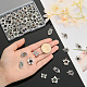 64Pcs 4 Styles Natural Mixed Stone Pendants(FIND-CA0006-48)-3