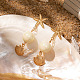 Zinc Alloy Resin Starfish Dangle Stud Earrings(FS-WGB4F34-05)-1