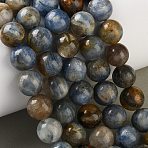 Natural Kyanite Beads Strands, Smooth Round, 10~10.5mm, Hole: 1mm, about 39pcs/strand, 15.55''(39.5cm)(G-H361-A01-10mm)