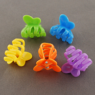 Acrylic Hair Clips, Mixed Color, 19x26mm(PHAR-R052-M)