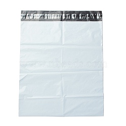 Plastic Self-Adhesive Packing Bags, Mailing Bags, Rectangle, White, 45x35x0.01cm(OPP-A003-03)
