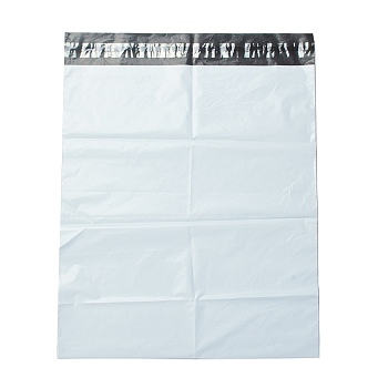 Plastic Self-Adhesive Packing Bags, Mailing Bags, Rectangle, White, 45x35x0.01cm