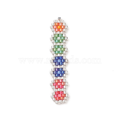 Colorful Rectangle Glass Pendants