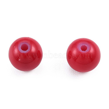 Baking Painted Glass Round Beads(DGLA-T003-001)-6