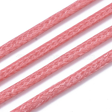 1.5mm Light Coral Waxed Polyester Cord Thread & Cord