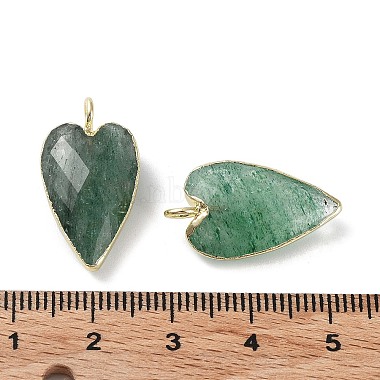 Pendentifs en quartz fraise vert naturel(G-G012-12G-05)-4