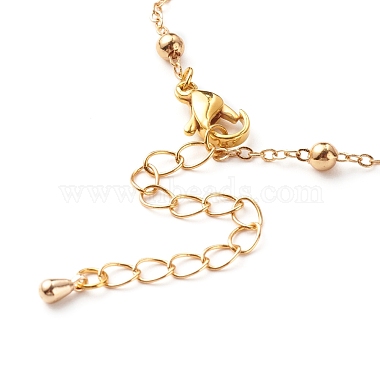 Handmade Brass Satellite Chain Bracelets Making Accessories(AJEW-JB01025-02)-4