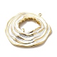 304 Stainless Steel Enamel Big Pendants(STAS-P427-03G-02)-2