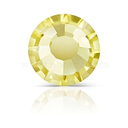 Preciosa&reg Crystal Hotfix Flatback Stones, Czech Crystal, Round(438 11 612 Chaton Rose VIVA 12 &reg), 80250 Acid Yellow, SS8(2.3~2.5mm)(Y-PRC-HSS8-80250)