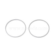 304 Stainless Steel Linking Ring, Stainless Steel Color, 30x1mm, Inner Diameter: 28mm(STAS-T047-15N)