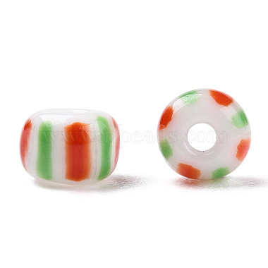 6/0 perles de rocailles en verre transparent de couleurs opaques(SEED-F003-04A-07)-6