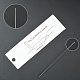 Zusammenklappbare Nadeln mit großen Augenperlen aus Edelstahl(YW-ES001Y-75mm)-1