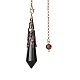 Natural Black Onyx Dowsing Pendulum Big Pendants(PW-WGF0B2B-17)-1