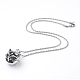 304 Stainless Steel Kitten Chain Necklaces(NJEW-JN02012-01)-1