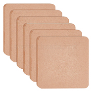 Medium Density Fiberboard (MDF) Portable Clay Wedging Board with Built, for Clay Crafts Arts Ceramics Pottery Tools, Square, BurlyWood, 17.8x17.8x0.9cm(AJEW-WH0270-255A)