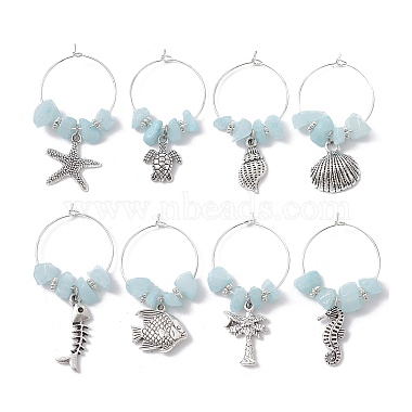 Alloy Wine Glass Charms