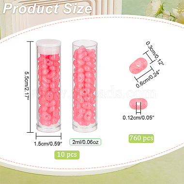 Nbeads 760Pcs Grade A Glass Seed Beads(SEED-NB0001-83)-2
