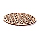 Basswood Carved Round Cup Mats(DJEW-M006-05)-3