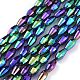Electroplated Glass Beads Strands(EGLA-H100-FP01)-1
